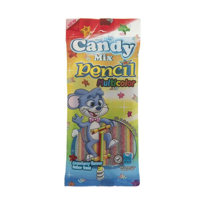 پاستیل مدادی RAINBOW کندی میکس - 85 گرم